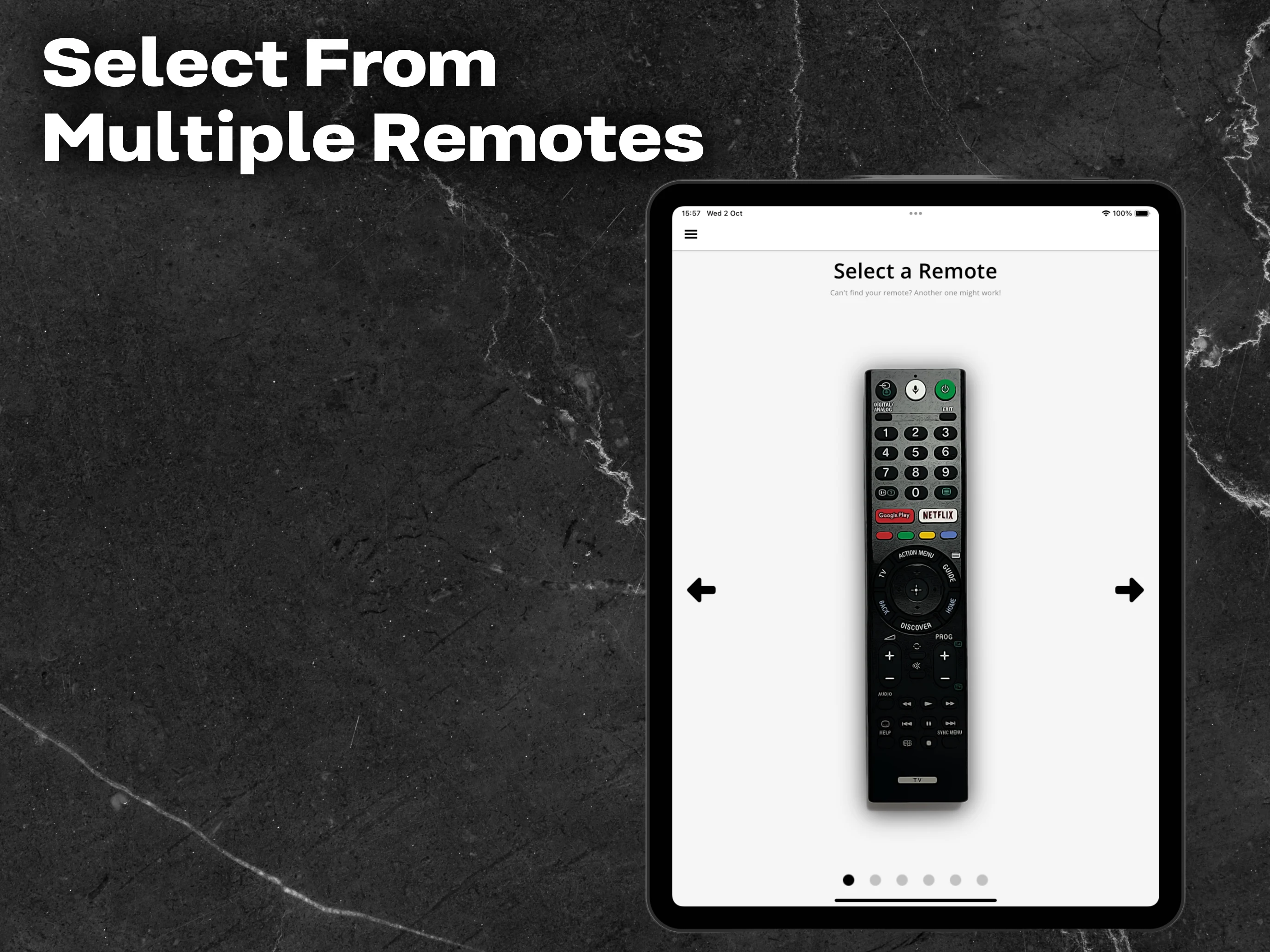 Remote for Sony TV screenshot